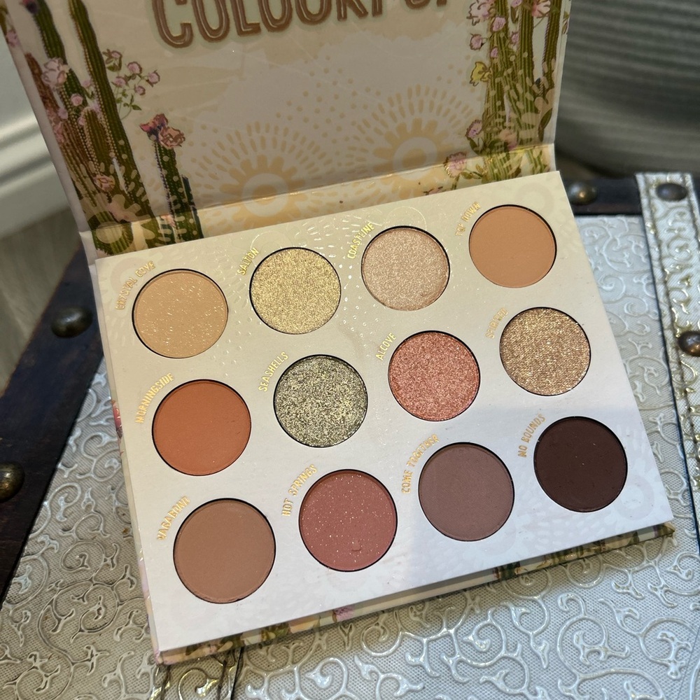 ColourPop Desert Bloom Eyeshadow Palette - Warm and Glitter Tones